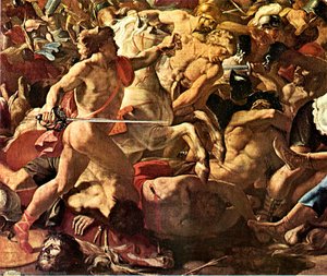 József Győzelme Az Amoriteken Felett — Poussin
