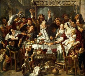 Der König Trinkt — Jakob Jordaens