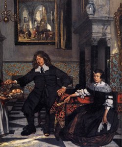 Portrait Of A Family In An Interior (detail) — Emanuel De Witte