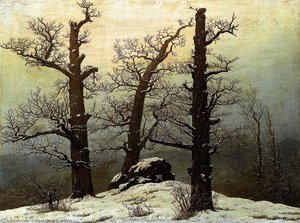Dolmen In The Snow — Caspar David Friedrich
