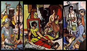 Skådespelarna — Max Beckmann