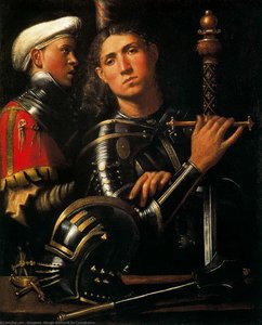 Retrato De Un Caballero Con Armadura — Giorgione