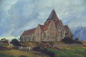 Église De Varengeville — Louis Gabriel Eugène Isabey
