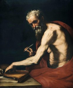Saint Jerome Writing — Ribera