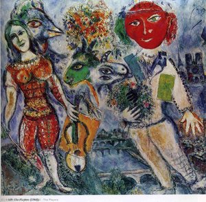 Os Jogadores — Marc Chagall