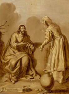 Christ And The Woman Of Samaria At The Well — Adriaen Van De Venne