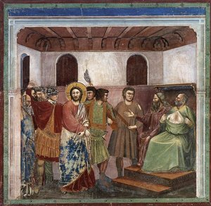 Scener fra Kristi liv: 16. Kristus forfor Caiaphas