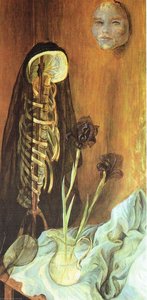 Still Life With Widow's Veil — Otto Dix
