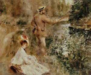 Pierre-auguste Renoir Limoges France 1841 1919 Balıkçı: Huzurlu Bir Empresyonist Başyapıt Konu Ve Kompozisyon Pierre-auguste Renoir'ın *balıkçı* (1874) Adlı Eseri, Yemyeşil Bir Manzaranın Içinde Dinginliğin Anını Yakalar. Tabloda—ilerideki Bir Şeye — Pierre Auguste Renoir