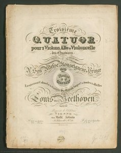 Quartett Für Zwei Bratschen, Viola, Violoncello (b-dur) Op. 130 — Ludwig Van Beethoven