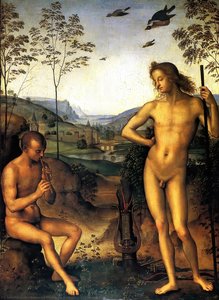 Apollo And Marsyas — Vannucci Pietro (le Perugin)