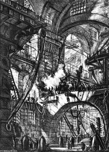 The Prisons (plate V) — Giovanni Battista Piranesi