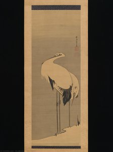 Two Cranes — Itō Jakuchū