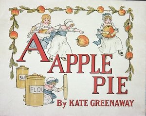 Illustration For The Letter 'a' From 'apple Pie — Kate Greenaway