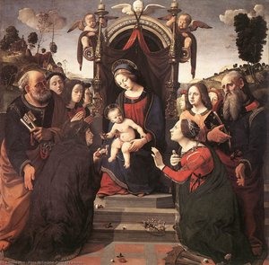 Mystical Marriage Of St Catherine Of Alexandria — Piero Di Cosimo (piero Di Lorenzo)