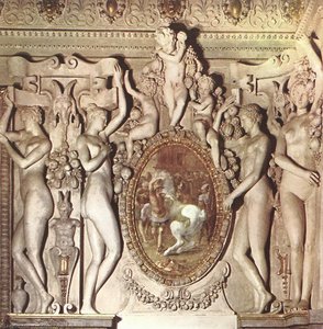 Kongelig Trappe (detalje) — Francesco Primaticcio