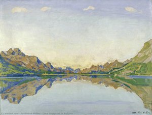 Lago Di Silvaplana In Autunno — Ferdinand Hodler