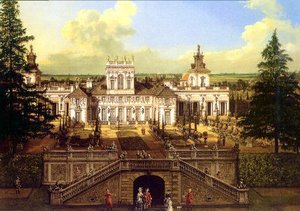 Wilanów Palace Seen From The Garden — Bernardo Bellotto