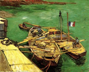 Sand Barges — Vincent Willem Van Gogh