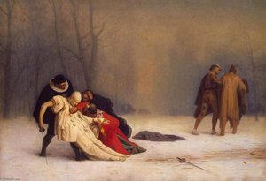 Duelo Después De Un Baile De Máscaras — Jean-léon Gérôme