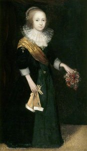 Portrait Of A Young Girl — Daniel I Mijtens
