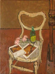 Modigliani Reproductions With Paper Flowers — Ruskin Spear