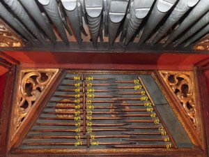 Detail Of Organ Psaltery Keyboard — Joseph Pujol