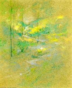 Ruscello Tra Gli Alberi — John Henry Twachtman