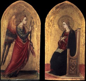 The Angel And The Virgin Of Annunciation — Бичи Ди Лоренцо