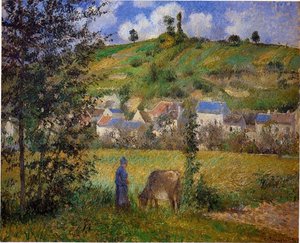 Landschaft Chaponval — Camille Pissarro