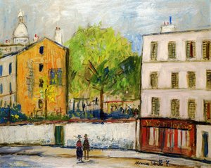 Street In Montmartre — Maurice Utrillo