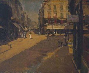 Café Des Tribunaux, Dieppe — Walter Richard Sickert