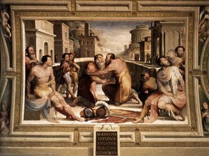 The Reconciliation Of Marcus Emilius Lepidus And Fulvius Flaccus — Domenico Di Pace Beccafumi