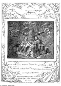 Job Und Seine Töchter — William Blake