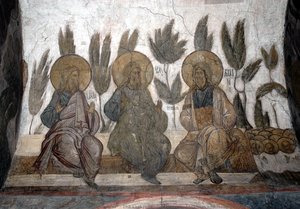 The Last Judgement: Jacob, Abraham And Isaac In Heaven — Andriej Rublow
