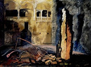 The Ruined Council Chamber, House Of Commons, May 1941 — John Piper