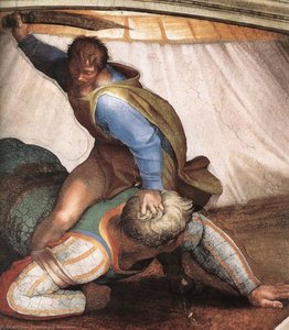 David and Goliath (detail)