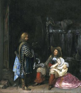 The Messenger (also Known As Unwelcome News) — Gerard Ter Borch The Younger