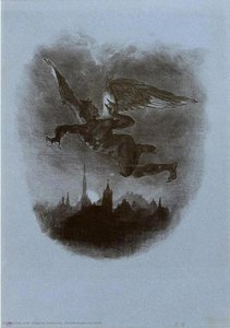Mephistopheles Aloft — Eugène Delacroix