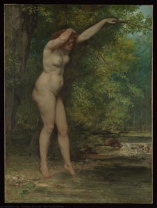 Il Bagnante Giovane — Gustave Courbet