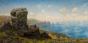 Golden Prospects, St Catherine's Well, Land's End, Cornwall — John Edward Brett