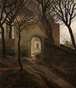 Churchyard Gate — Caspar David Friedrich