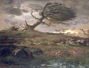 The Gust Of Wind — Jean-françois Millet