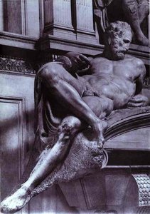 Grafbeeld Van Lorenzo De' Medici — Michelangelo Buonarroti