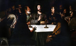 The Last Supper — Bartolome Murillo