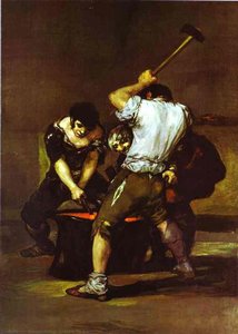 La Fragna (die Schmiede) — Francisco José De Goya Y Lucientes