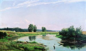 Landscape With Lake — Ivan Ivanovich Shishkin