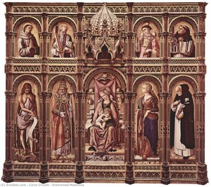 Enthroned Madonna — Carlo Crivelli