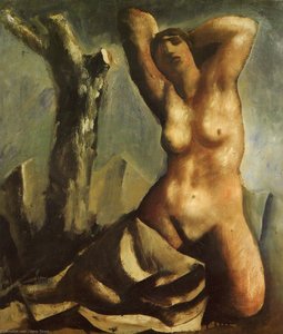 Nude With Tree — Mario Sironi