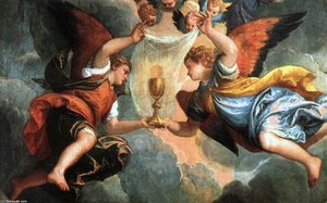 La Moglie Di Zebedeo Che Intercede Con Cristo Per I Suoi Figli (dettaglio) — Paolo Veronese